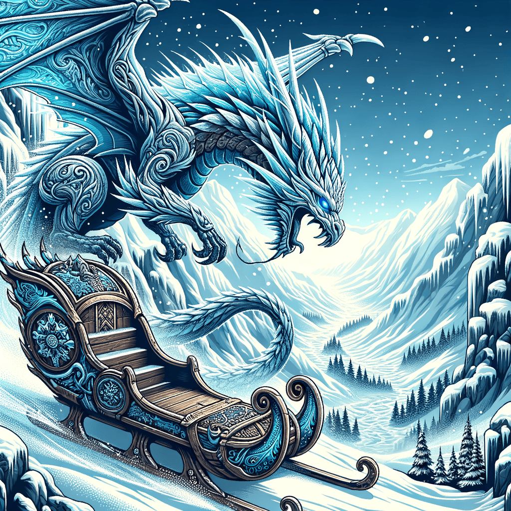 Legend of the Ice Dragon Sled